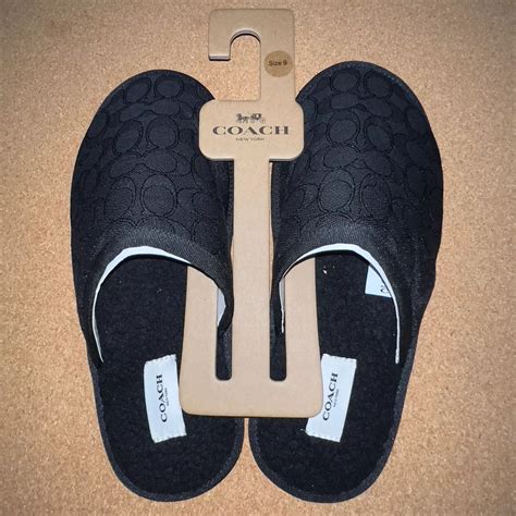 coach slippers for men.